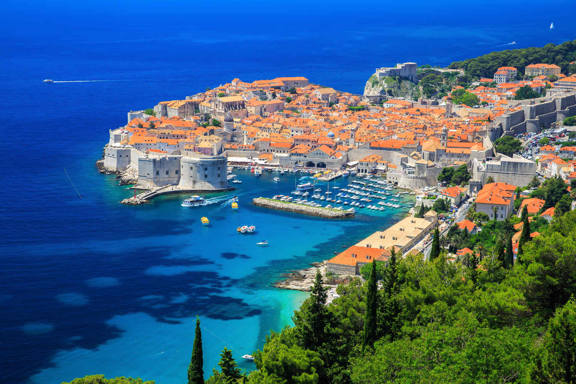 Sailing regions in Croatia